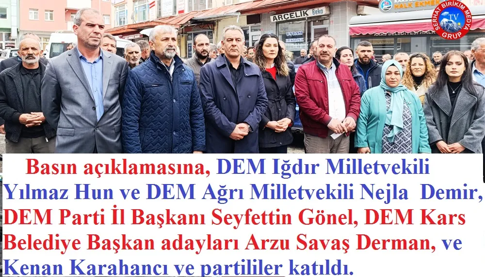 Dem Milletvekilleri, MHP –AKP Kars Halkının İradesine El koydu 