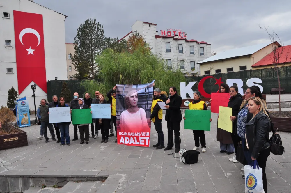 Kars Demokrasi Güçleri Platformu Rojin için adalet istedi