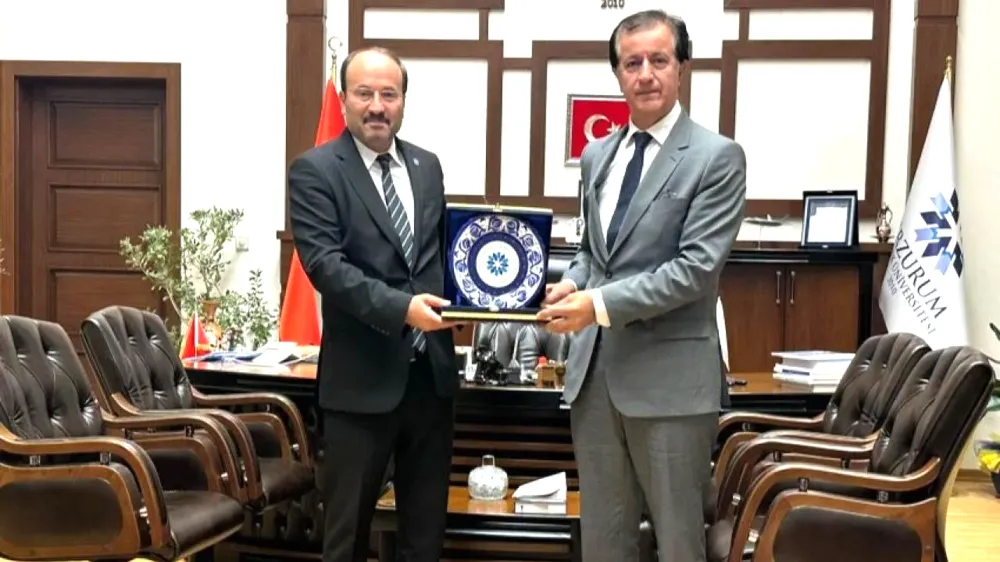 Rektör Emiroğlu, Erzurum Üniversitesini ziyaret etti