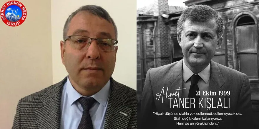 Kars Eğitim İş Sendika Başkanı Ersin Özbey, Ahmet Taner Kışlalı