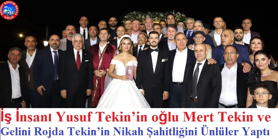TEKİN Çitlerin Nikah Şahitliğini Ünlüler Yaptı