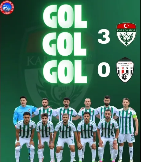 Kars 36 Spor 3 - Bulanık Kopspor 0