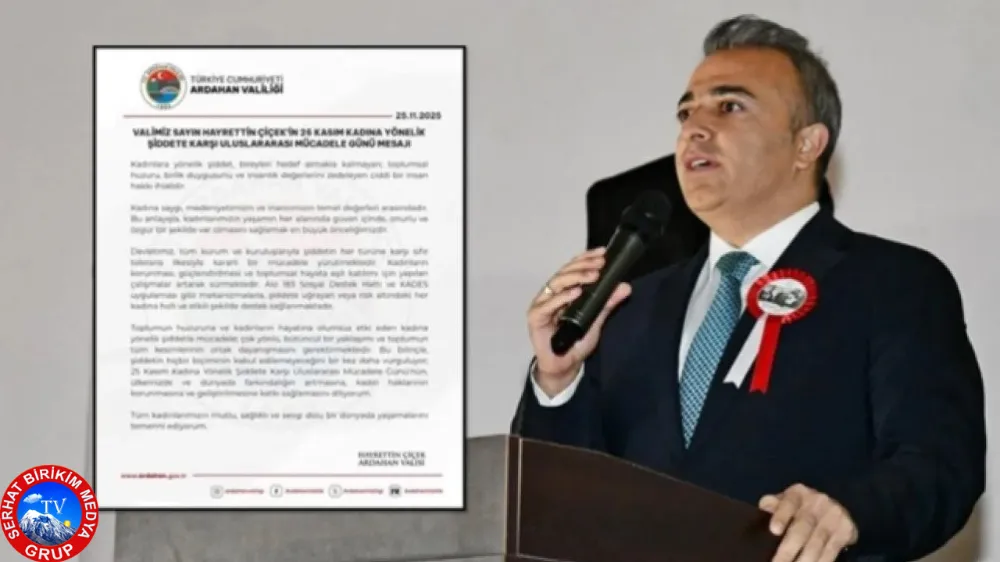 Vali Çiçek, 25 Kasım’da “Şiddete Sıfır Tolerans” mesajı Verdi