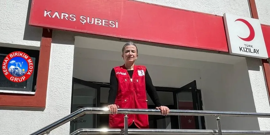 Kızılay Kars İl Merkezi Başkanı Kübra Hüryurt