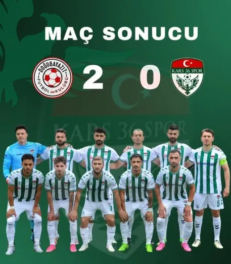 Doğubayazıt FK 2 - Kars 36 Spor 0