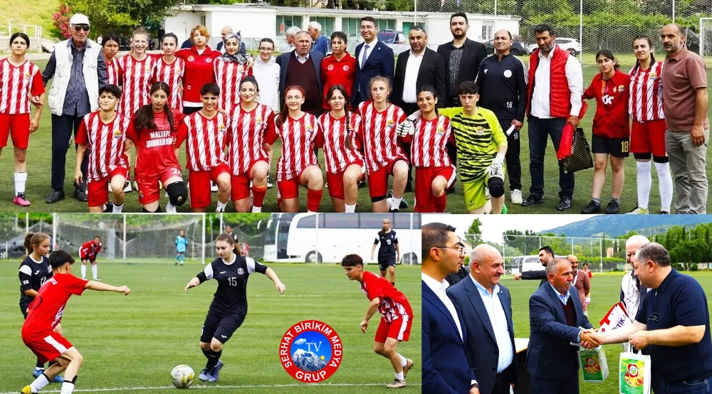 Kadın futbol takımı Akhalgori’de dostluk rüzgarı estirdi.