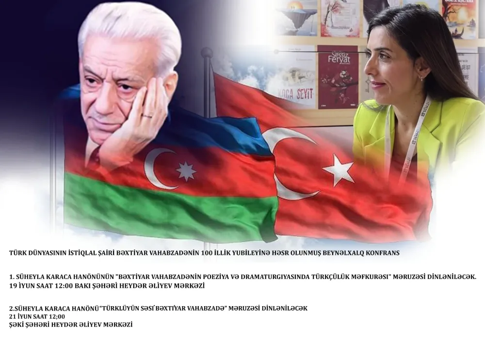 Süheyla Karaca Hanönü, Vahapzade’nin 100. Yılında Şeki’de Onur Konuğu Oldu