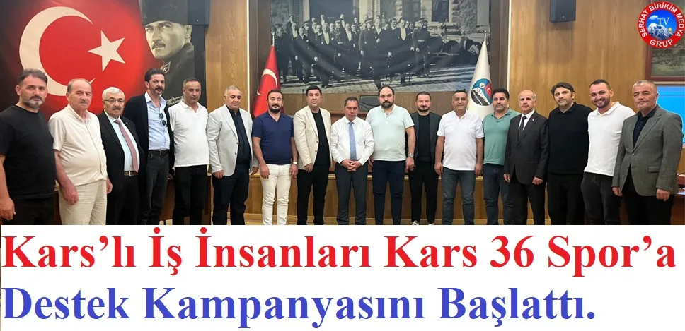 Kars 36 Spor’a Destek Çığ Gibi Büyüyor