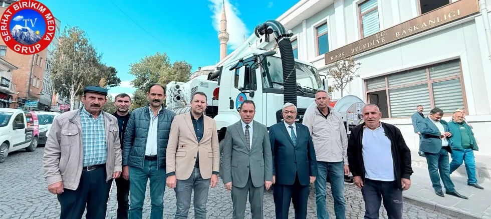 Kars Belediyesi Kanal Açma ve Temizleme Aracı Hizmete Girdi