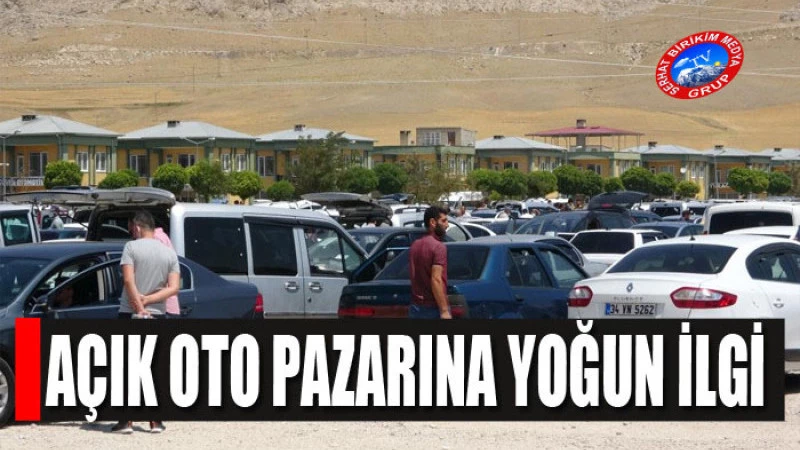 Açık Oto Pazarına Yoğun İlgi