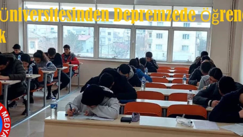 Iğdır Üniversitesinden Depremzede Öğrencilere Destek