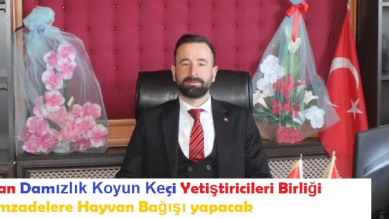Ardahan Damızlık Koyun Keçi Yetiştiricileri Birliği Depremzadelere Hayvan Bağışı yapacak