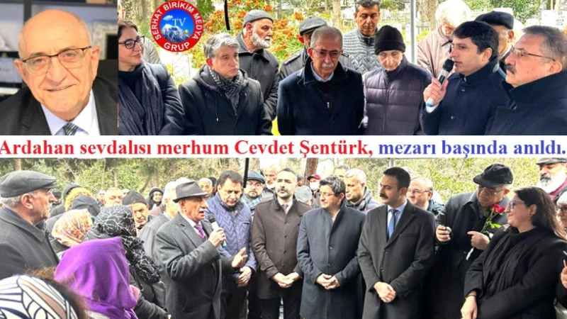 Cevdet Şentürk Mezarı Başında Anıldı