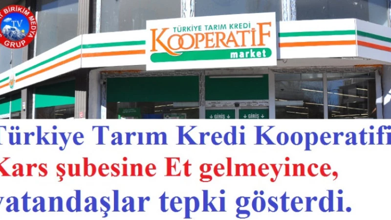 Erzurum’dan Kars’a et Gelmeyince Vatandaş Tepki gösterdi