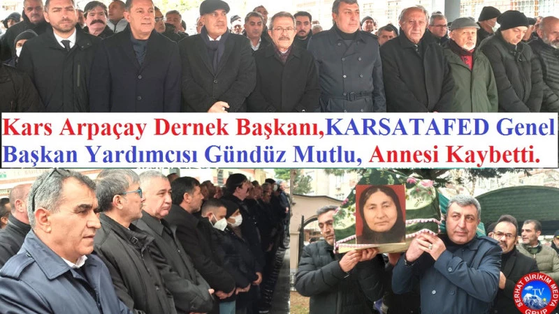 Başkan Gündüz Mutlu, Babasından Sonra Annesinide Kaybetti