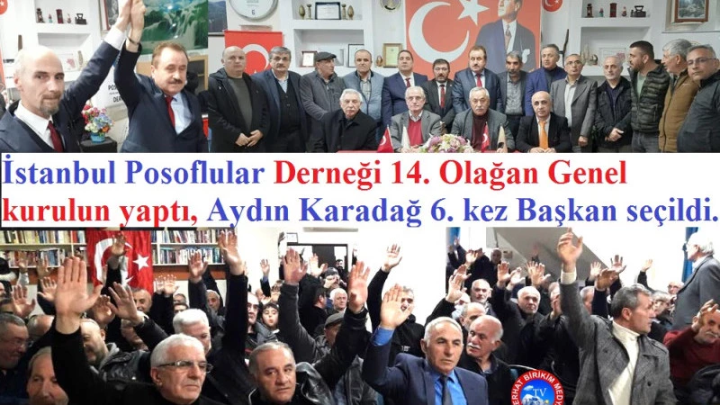 Posoflular Derneği, Aydın Karadağ’ı 6 Kez Başkan Seçti