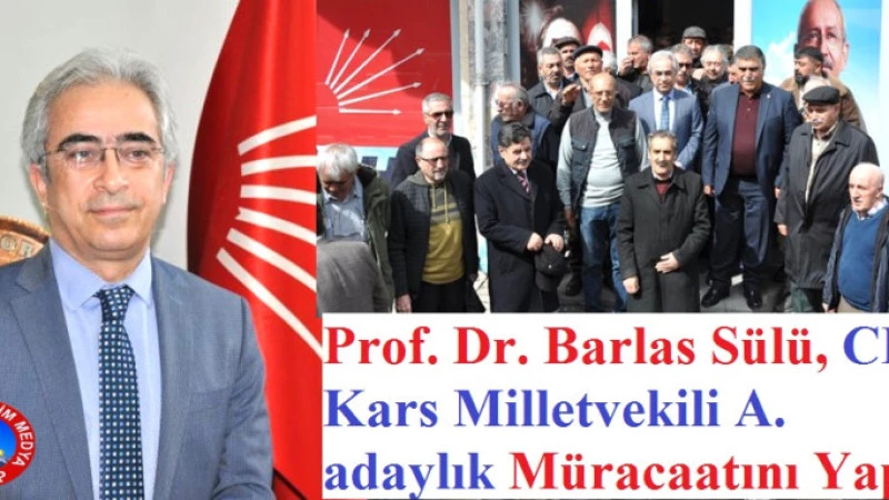 Prof. Dr. Barlas Sülü, CHP’den aday adaylığını açıkladı